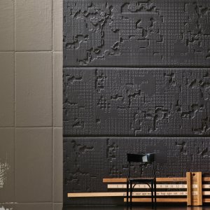 Chiaroscuro of the Bas-Relief carving in raking light