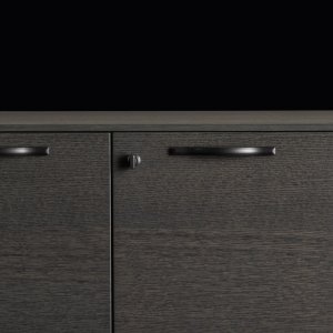 Height-adjustable meeting table from the Eleva collection