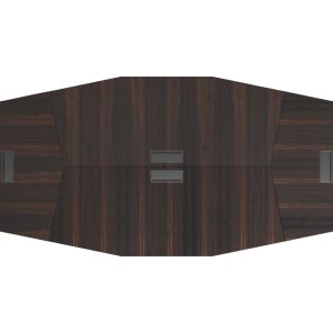 Stitching on the saddle leather version of the top
