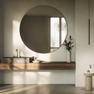 Wall mounted Icona above the basin