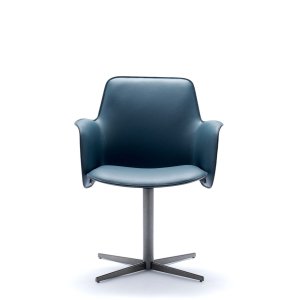 Covered seat lever of the Electa chair