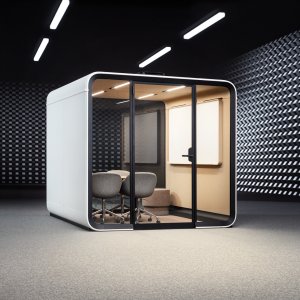 On-table power outlets of the Framery Six table