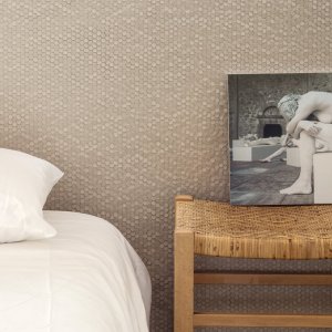 Shower lined with Phenomenon by Mutina