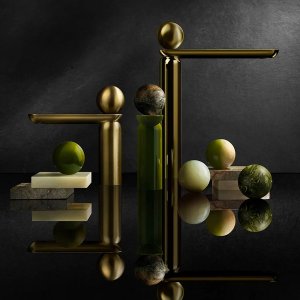 Perle thermostatic shower mixer by Gessi