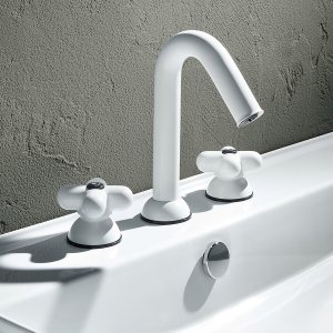 Single-hole bidet mixer from I Balocchi with swivelling aerator