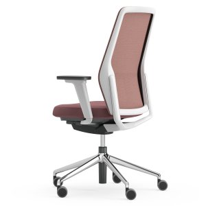 The technopolymer backrest frame of the Duo