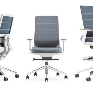 Breathable mesh back of the Pyla Mesh task chair