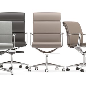 Una Chair executive office chairs by ICF around a boardroom table