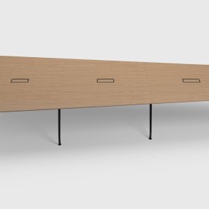 Rectangular UniTable conference table by ICF, three sectors