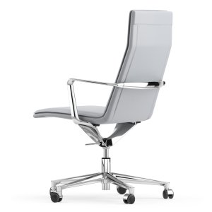 Valea Soft in full-grain leather at an executive desk
