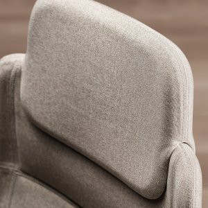 Jera tub chairs with 93-degree tip-up seats in a boardroom in London
