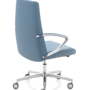 Seat-height lever and oscillation lock on Klivia by Kastel