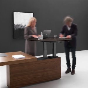 Meeting room with Kyo table and coordinated sideboards