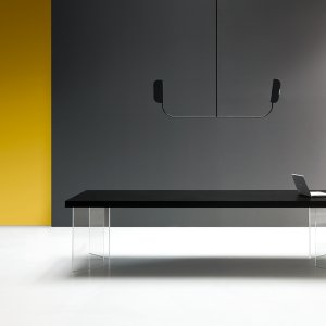Coplanar sliding-door sideboard of the Kyo collection