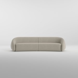 Apper armchair by LaCividina seen from the front on a natural ash base