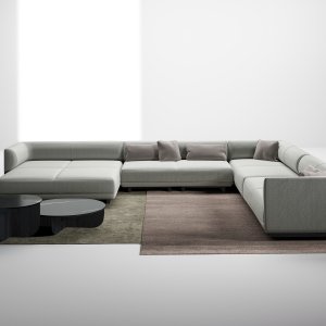 Extra cushions in three sizes on a square Node+ seat