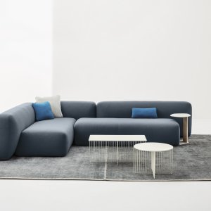 Waiting room seating Suiseki by LaCividina in a reception