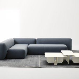 Reception furnished with Suiseki seating