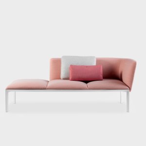Extruded aluminium frame of the ADD seating system