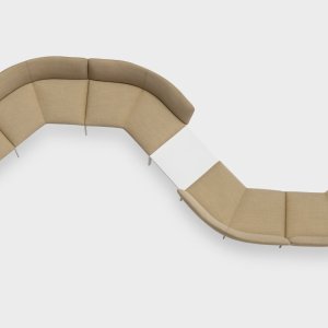 ADD sofa by Lapalma with inner backrests facing each other
