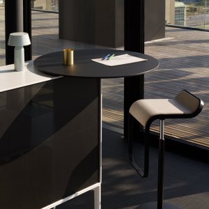 Row of LEM stools along a bar counter