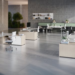 Loft bench desking by Colombini Office