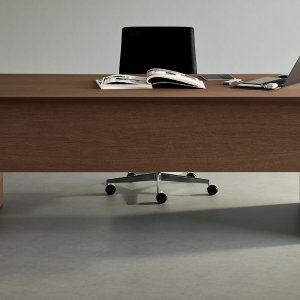 Otto bench for two by Martex with fan-shaped fabric screen