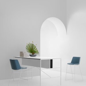 20.Venti bench desking seen from the side, 967arch design