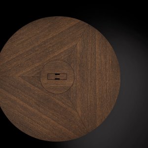 Meeting corner with Metar round table 120 cm