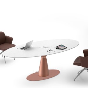 Metar 440 cm meeting table in a London boardroom