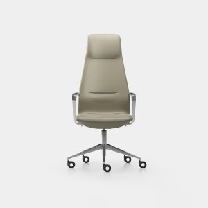 Self-braking castors of the Milani Synua chair