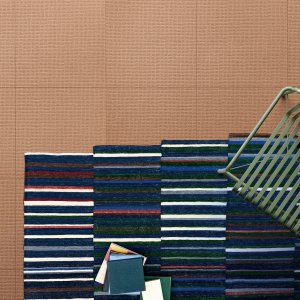 Reception area with the dotted Pico surface by the Bouroullecs