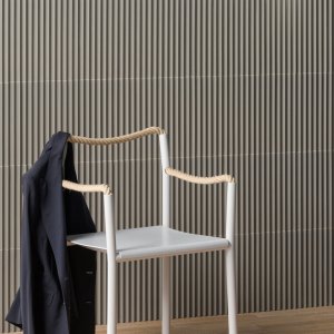 Reception backdrop in Rombini ceramic by Mutina