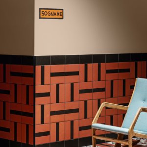Rhombus White design drawn by Nathalie Du Pasquier for Mutina