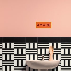 Marghe Half Black half-size tile from Mattonelle Margherita, 20.5x10.1 cm