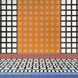 Spring Pink pattern tile from Mattonelle Margherita by Mutina