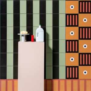 Signs design drawn by Nathalie Du Pasquier for Mutina