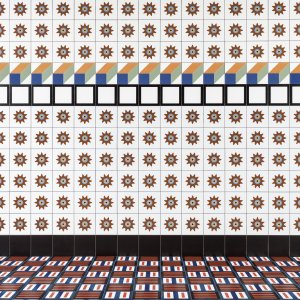 Spring Terracotta design drawn by Nathalie Du Pasquier for Mutina
