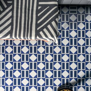 Mattonelle Margherita Point tile in glazed porcelain by Mutina
