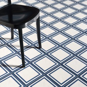 Flower Black design drawn by Nathalie Du Pasquier for Mutina