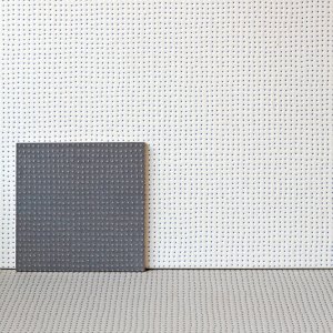 Pico by Mutina, Down Natural texture in Blanc with recessed dots