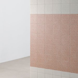 Tape by Mutina Grainy White pattern on the white base