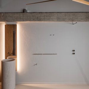 Opus taps installed at the CEA Design showroom in Ghent