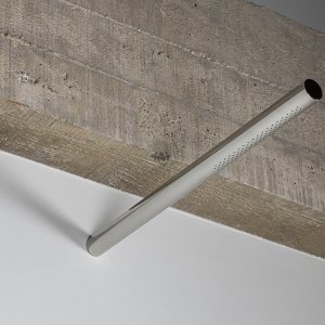 Rain-jet showerhead of the Opus collection, polished finish