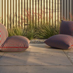 Sunbrella covering on the Brezza collection by S•CAB