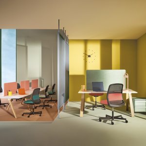 Conference tables Arki-Table in three lengths side by side