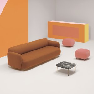 Movable 209.3 backrest of the Buddy family (Pedrali)
