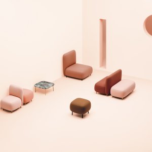 Buddy Oasi 208 island by Pedrali, 200×110 cm (78.7×43.3 in)