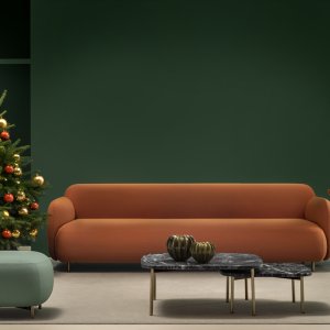 Buddy Oasi 206 island by Pedrali, 110×110 cm (43.3×43.3 in)