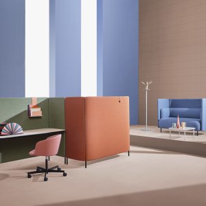 Buddy 212 ottoman by Pedrali, 90×90 cm (35.4×35.4 in)